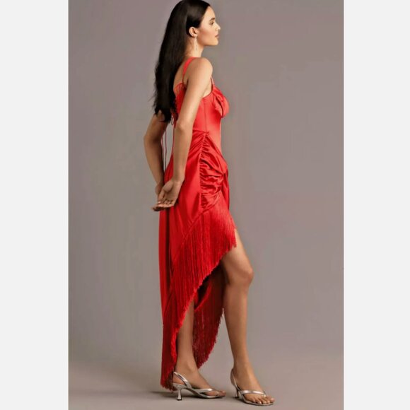 Brand New For Love & Lemons Anisa Asymmetrical Dress - Picture 9 of 16